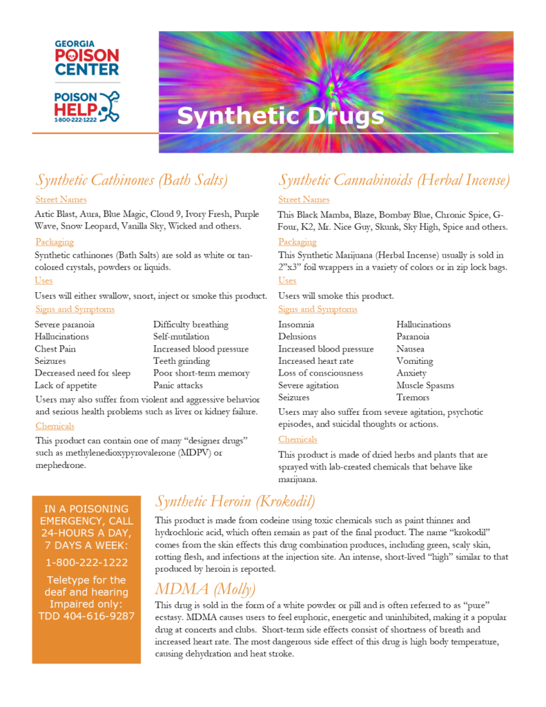 Synthetic Drugs Brochure GPC Training Platform
